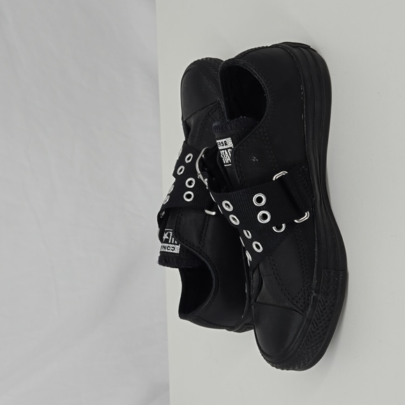 Convers Chuck Taylor All Star Punk Strap Slip On Low Top Women's Black Size 5 - Picture 4 of 9